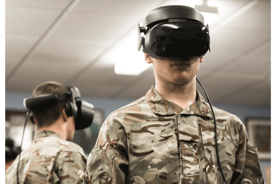 Army using VR